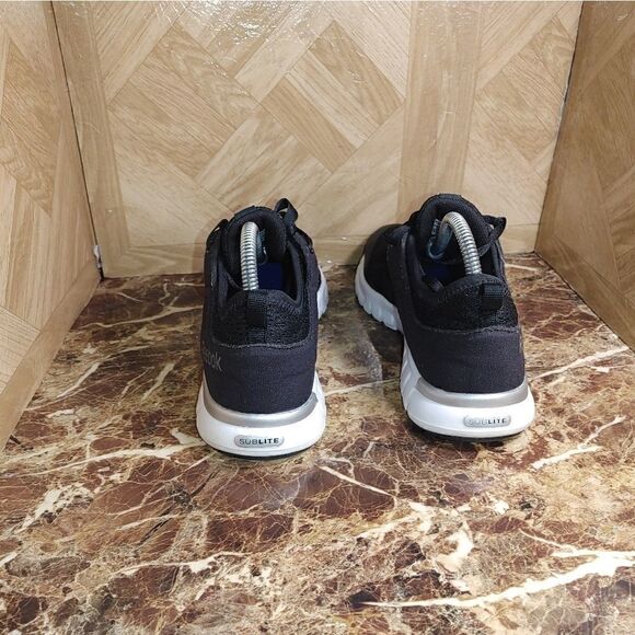 Reebok women's zigtech lace up running shoes sneakers black size 8 - Picture 3 of 10